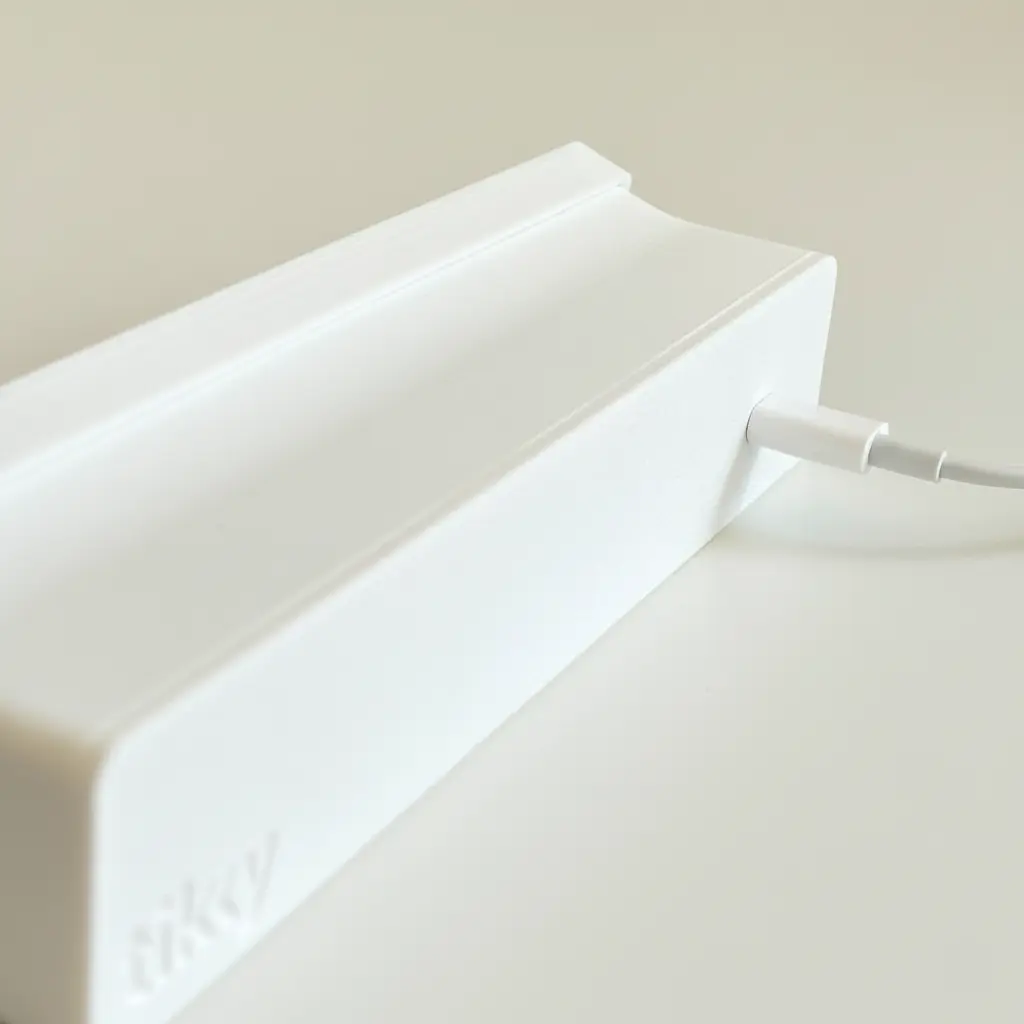 USB-C cable powering Tikky